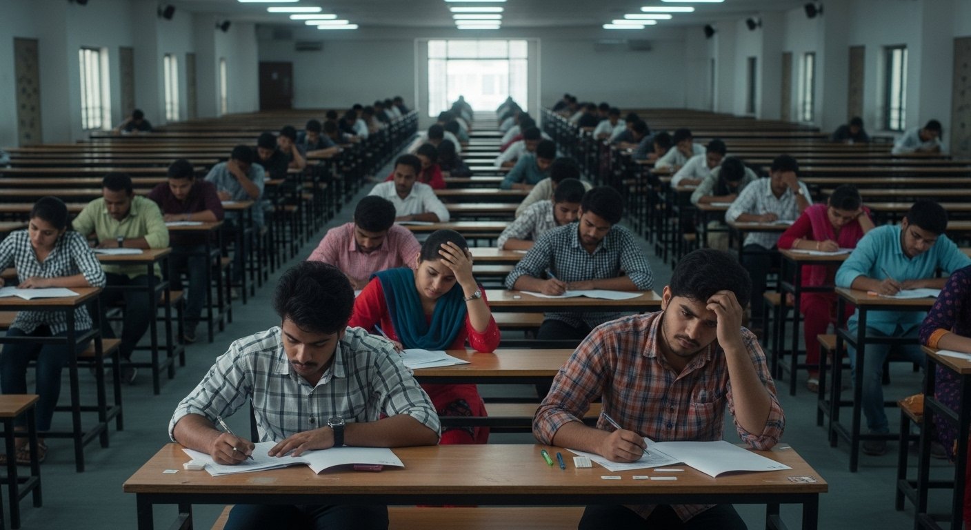 यूपी पीसीएस परीक्षा में बड़ा उलटफेर: आधे से ज्यादा परीक्षार्थी रहे गैरहाजिर, सवालों ने किया परेशान!