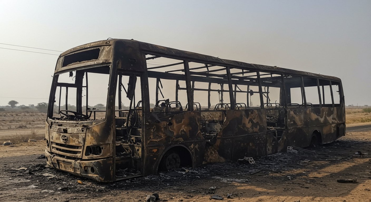 राजस्थान: लग्जरी AC बस में लगी भीषण आग, 20 लोग जिंदा जले, पूरा परिवार खत्म; चिपके शवों और धमाके से दहला मंजर