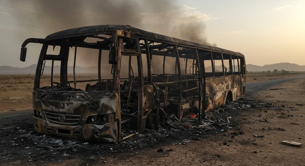 20 Burnt Alive in Rajasthan AC Bus: One Family Wiped Out; Blast Also Claimed, Some Bodies Stuck Inside, Some Turned to Charcoal
