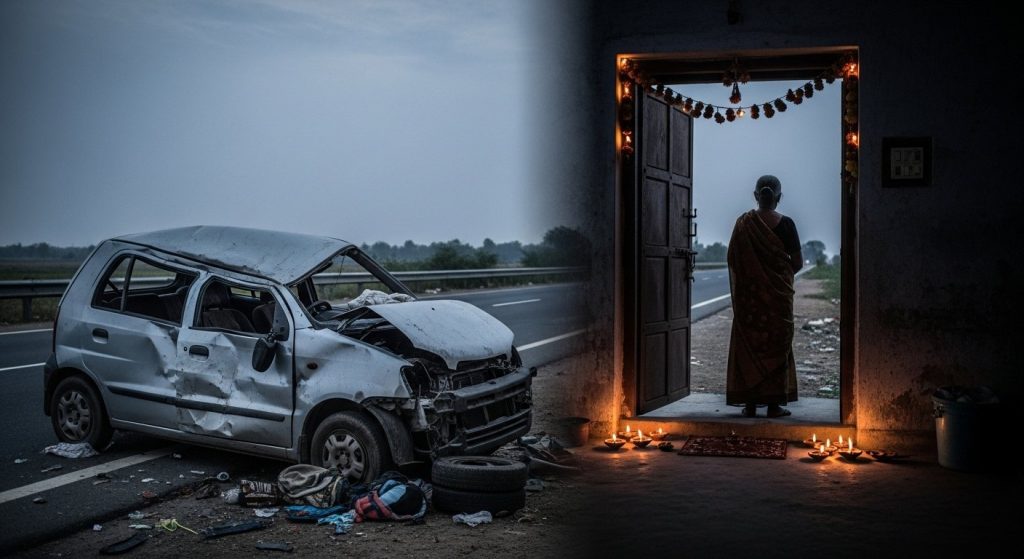 Mourning Before Diwali: Three Pilibhit Laborers Die in Horrific Bareilly Accident, Families Plunge into Silence