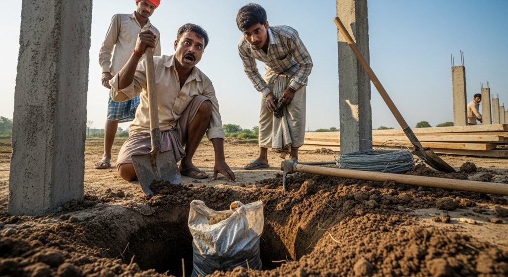 Mysterious Plastic Bag Found Buried in Soil During Fencing: A Big Secret Revealed!