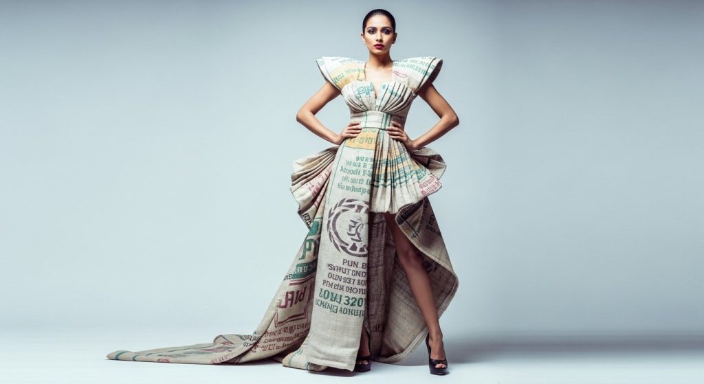 Stunning Dress Made From Empty Gram Flour Sack Leaves People Awestruck, Video Goes Viral Online!