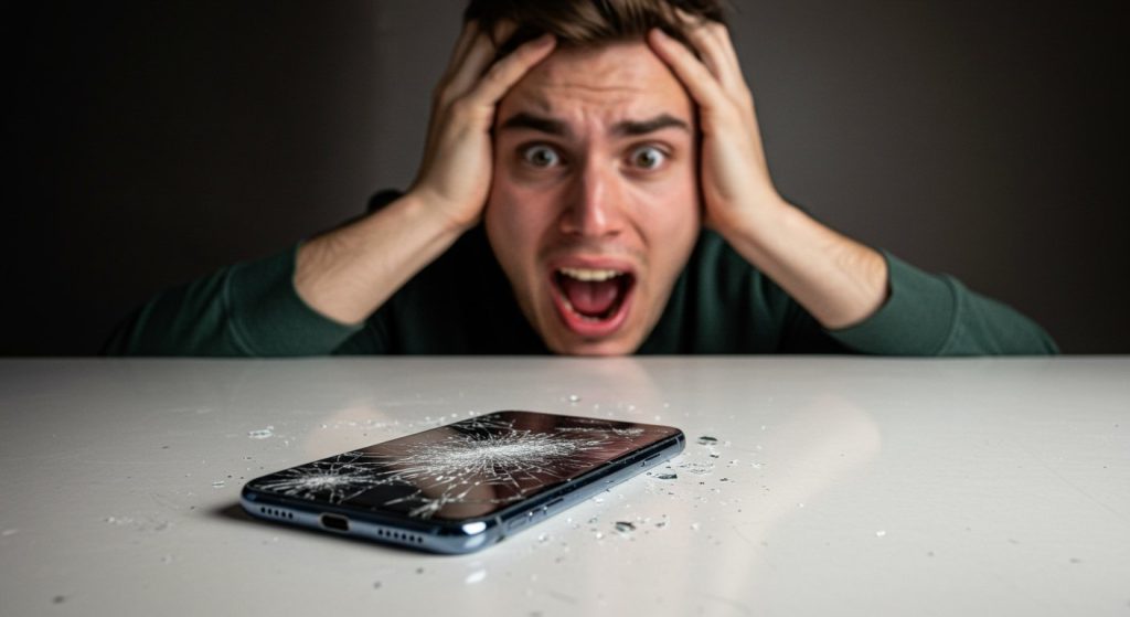 Bought the new iPhone 17 and screamed as soon as it hit the ground; find out what happened next!
