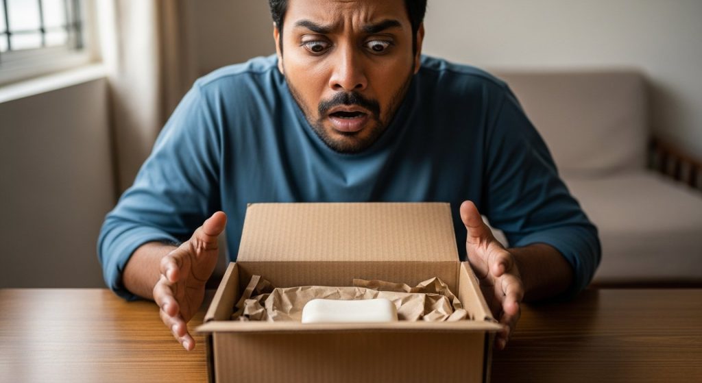 Man orders Rs 1 lakh mobile, finds soap in box! Left shocked.