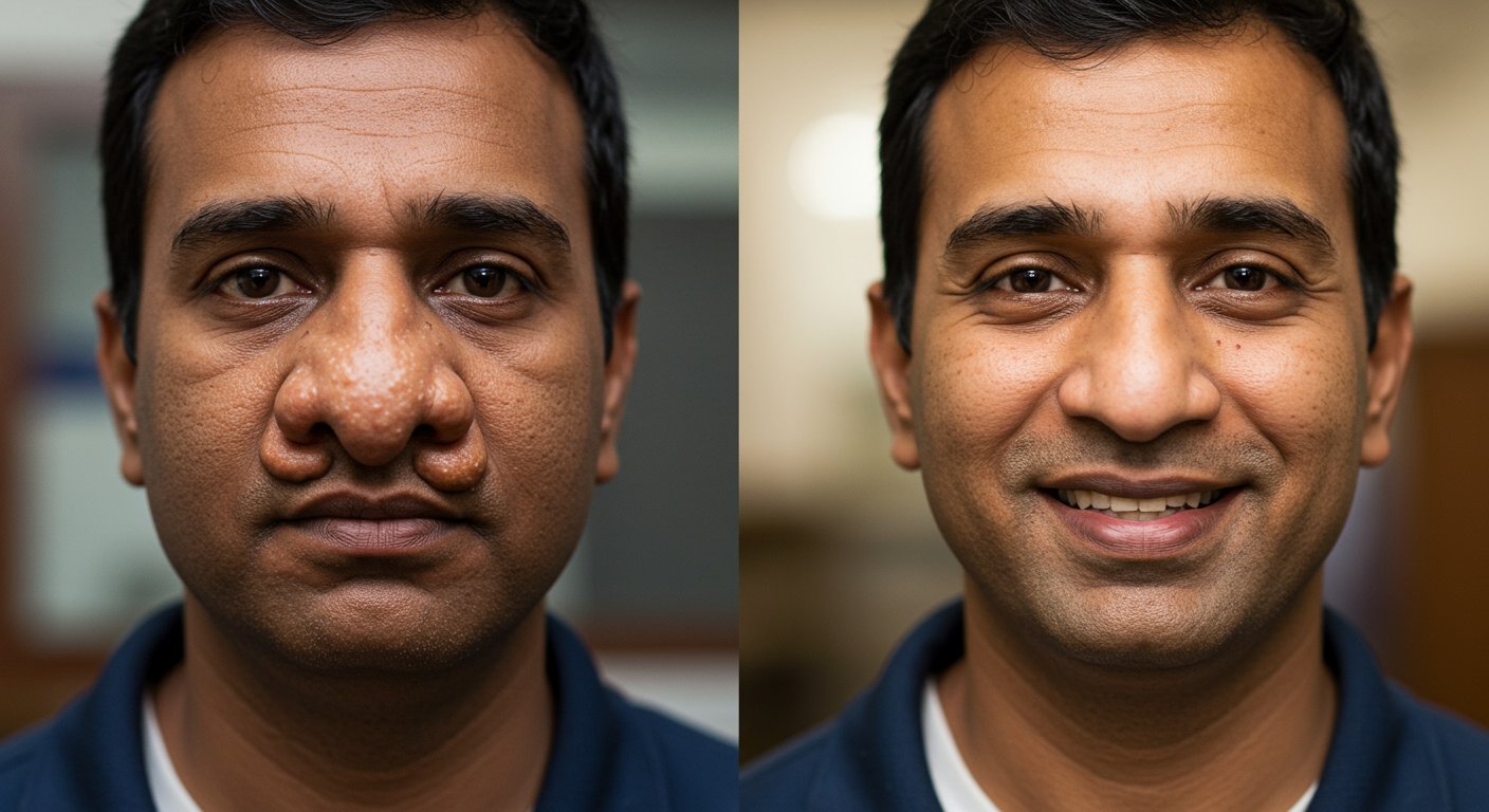 पकोड़े जैसी नाक वाले शख्स की बदली किस्मत, सर्जरी के बाद मिली नई पहचान!