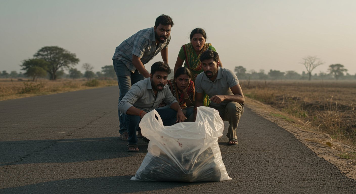 सुनसान सड़क पर मिला रहस्यमयी थैला: अंदर का मंजर देख उड़ गए लोगों के होश!