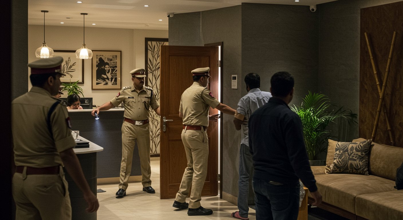 नोएडा के पॉश इलाके में स्पा सेंटर पर पुलिस का धावा: ‘छोटे कमरे’ से चल रहा था देह व्यापार का बड़ा रैकेट, कई गिरफ्तार