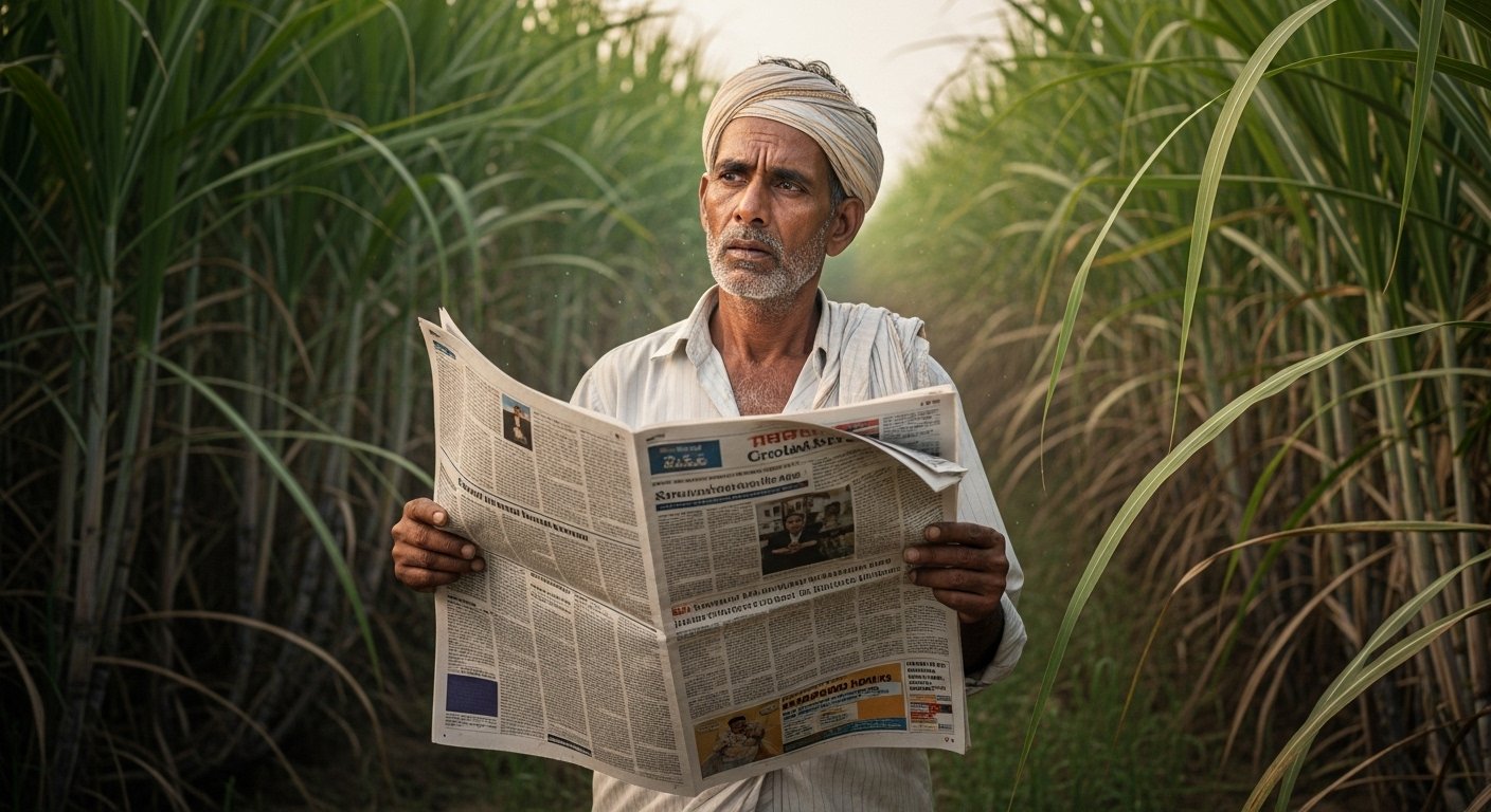 गन्ना मूल्य विज्ञापन पर अखिलेश यादव का तीखा तंज: ‘कितने किसान अंग्रेजी अखबार पढ़ते हैं?’