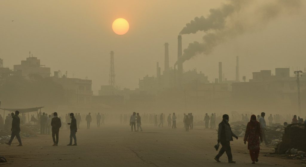 Worst Pollution in UP: Ghaziabad Ranks First Nationwide, Noida Second, and Hapur Third