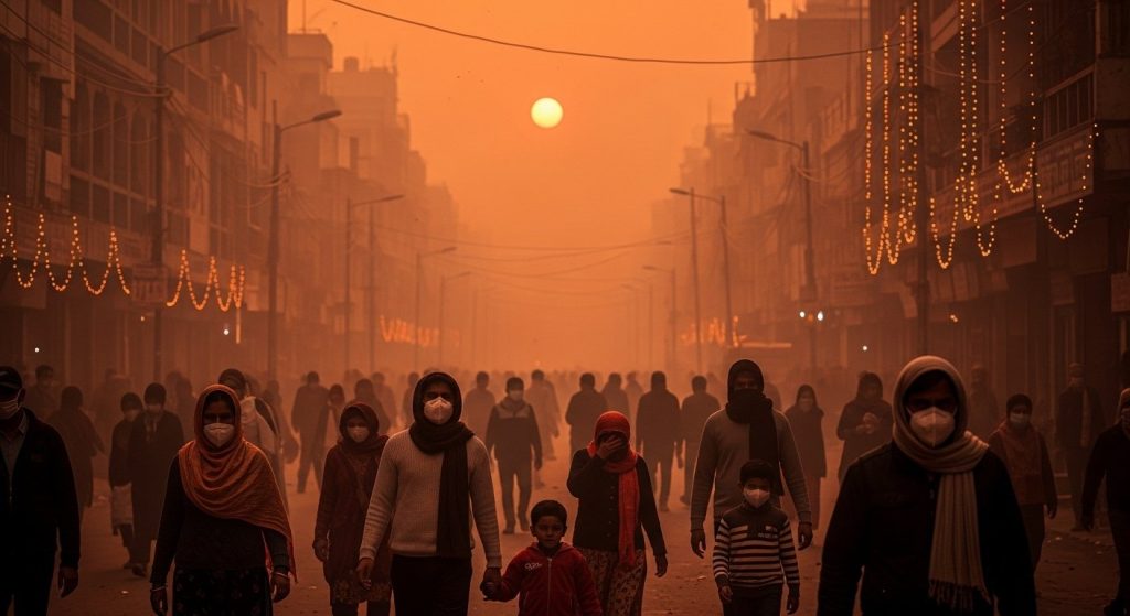Pollution Risk Rises in Aligarh: Air Quality Deteriorates Before Diwali, AQI on 'Red Mark'