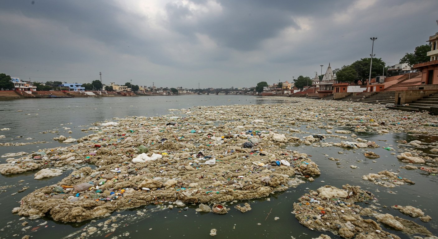 यमुना प्रदूषण पर NGT का कड़ा रुख: 66 करोड़ के जुर्माने पर नगर निगम से मांगा जवाब, 22 दिसंबर को अहम सुनवाई