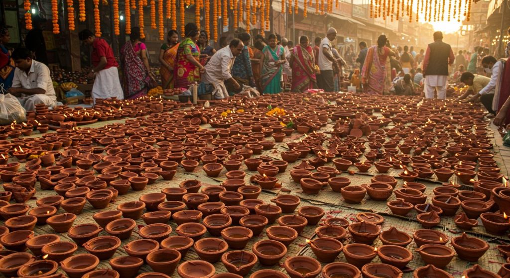 Prayagraj: Increased Demand for Clay Diyas on Diwali, Old Tradition Revived