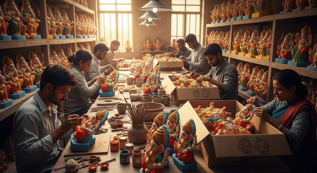 Good News! Aligarh Idols A Sensation Abroad, Business Reaches ₹150 Crore This Diwali.