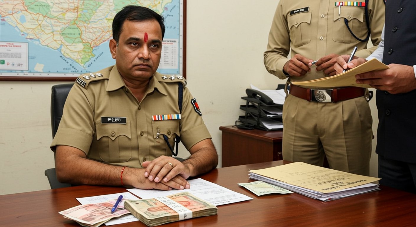 बरेली के घूसखोर दरोगा दीपचंद की बढ़ेगी मुश्किल: अलीगढ़ तक होगी संपत्ति की जांच