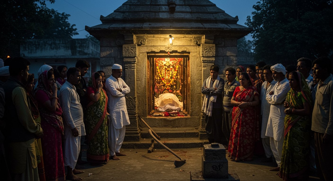 रायबरेली: मंदिर में सो रहे पुजारी को बदमाशों ने कुल्हाड़ी से काटा, गांव में भारी गुस्सा