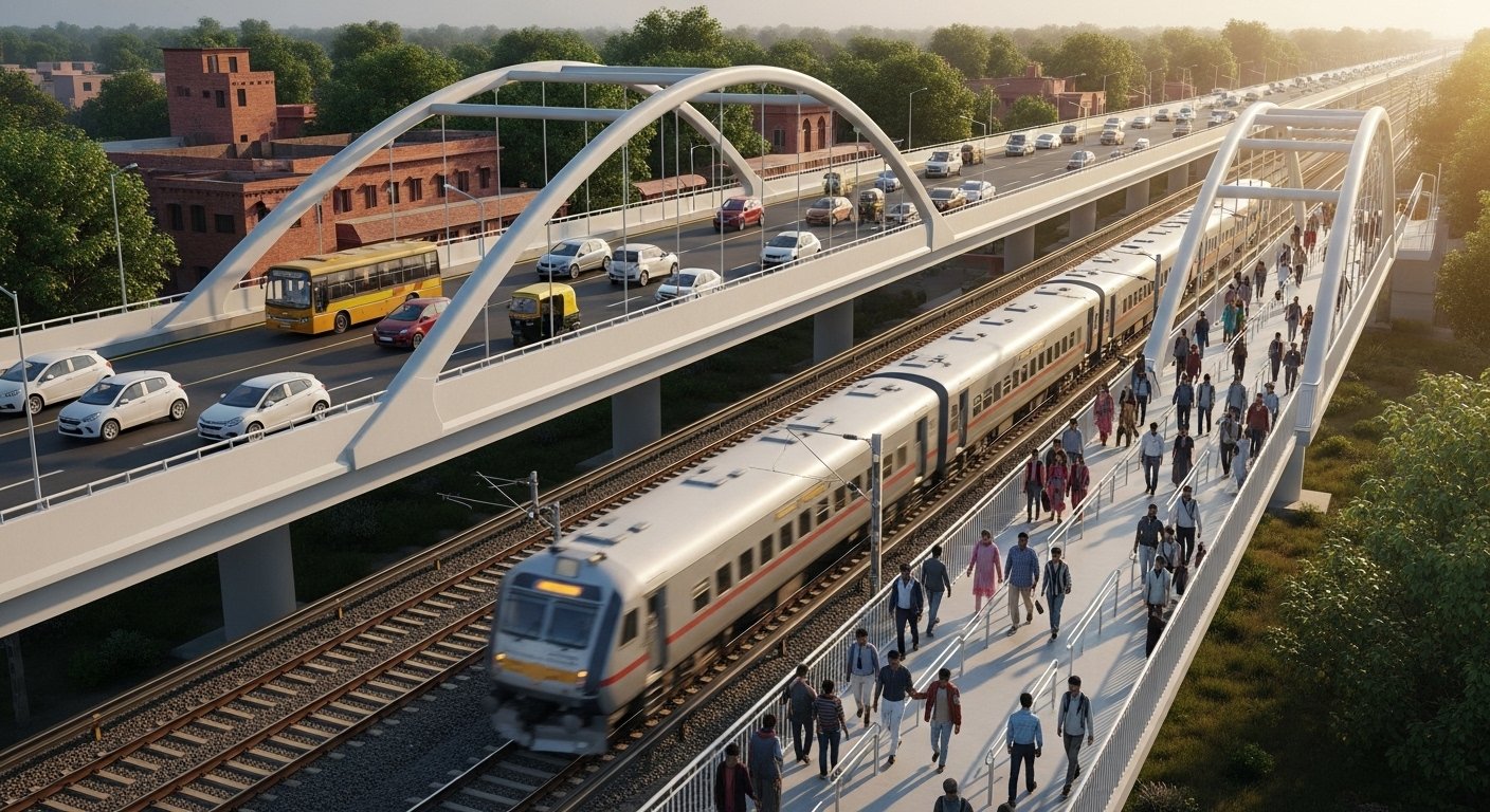 मुरादाबाद-लखनऊ रेल लाइन पर बनेंगे ROB-FOB: सुरक्षा और सुविधा का नया रास्ता खुला, रेल मंत्रालय को भेजा प्रस्ताव