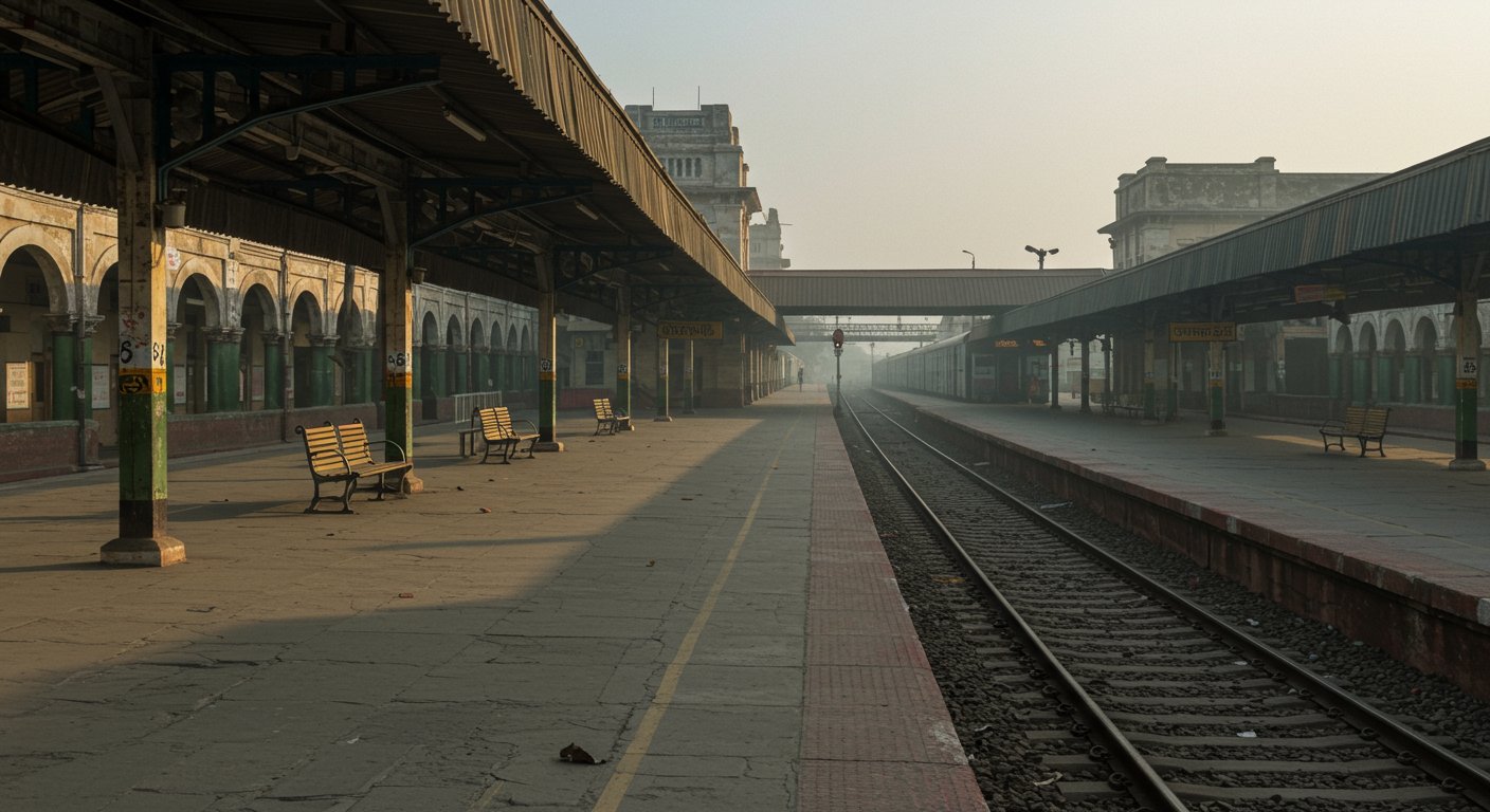 राजा मंडी स्टेशन पर पसरा सन्नाटा: नौ ट्रेनों के स्टॉपेज हटने से वीरान हुआ कभी गुलजार रहने वाला स्टेशन