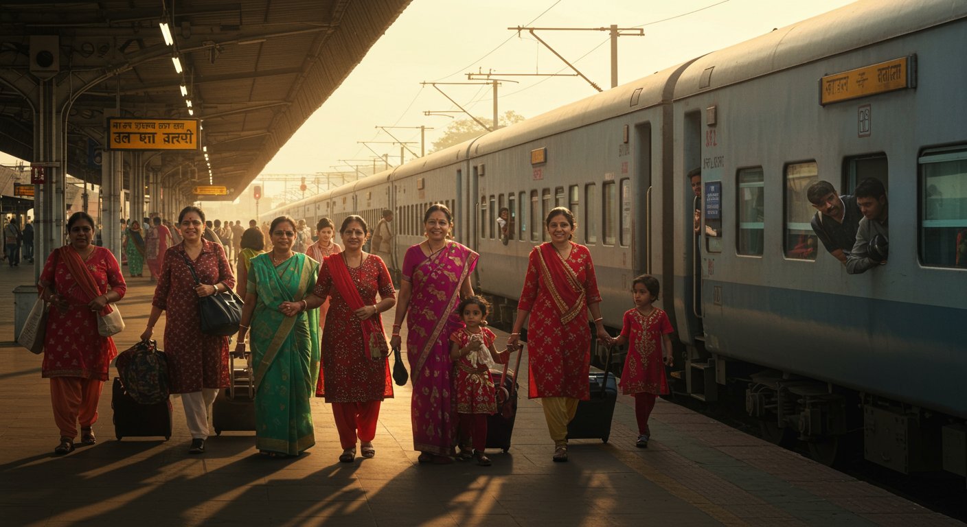 त्योहारी सीजन में रेलवे का तोहफा: 30 लाख अतिरिक्त बर्थ से यात्रियों को बड़ी राहत, अब ‘बुकिंग बंद’ का स्टेटस नहीं दिखेगा