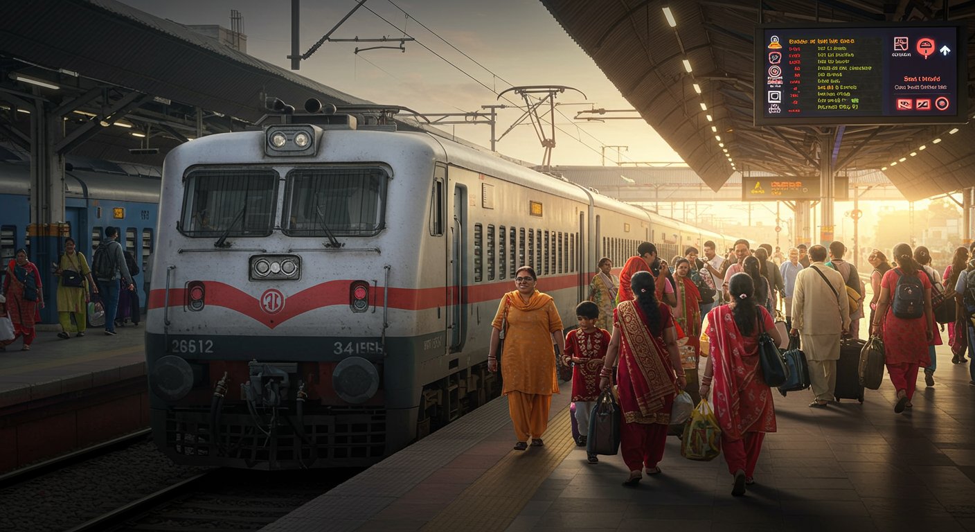रेलवे ने ट्रेनों में बढ़ाए 30 लाख बर्थ:बुकिंग बंद का स्टेट्स नहीं दिखेगा, दिवाली-छठ पूजा को लेकर तैयारी