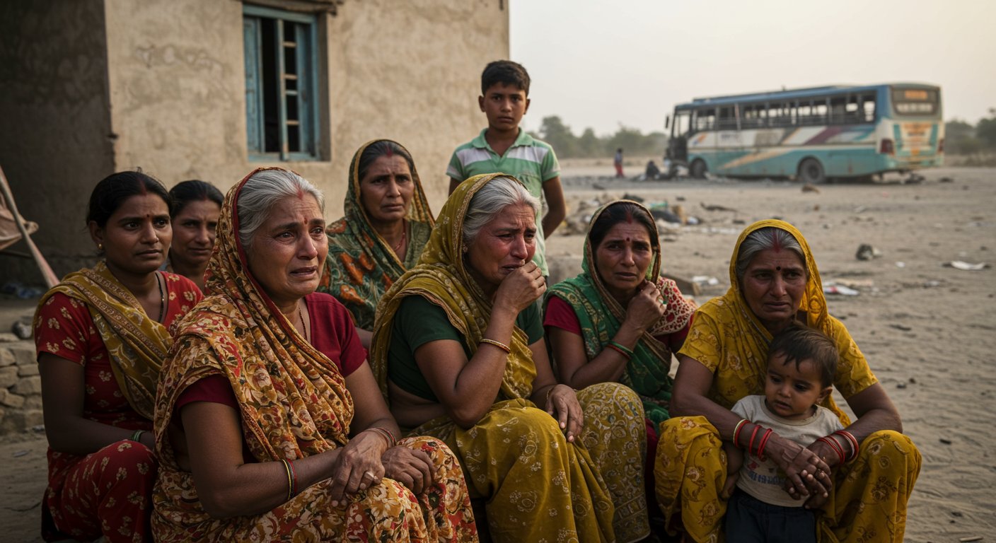राजस्थान में भीषण बस हादसा: पीलीभीत के 3 मजदूरों की मौत, परिवारों में छाया मातम और कोहराम