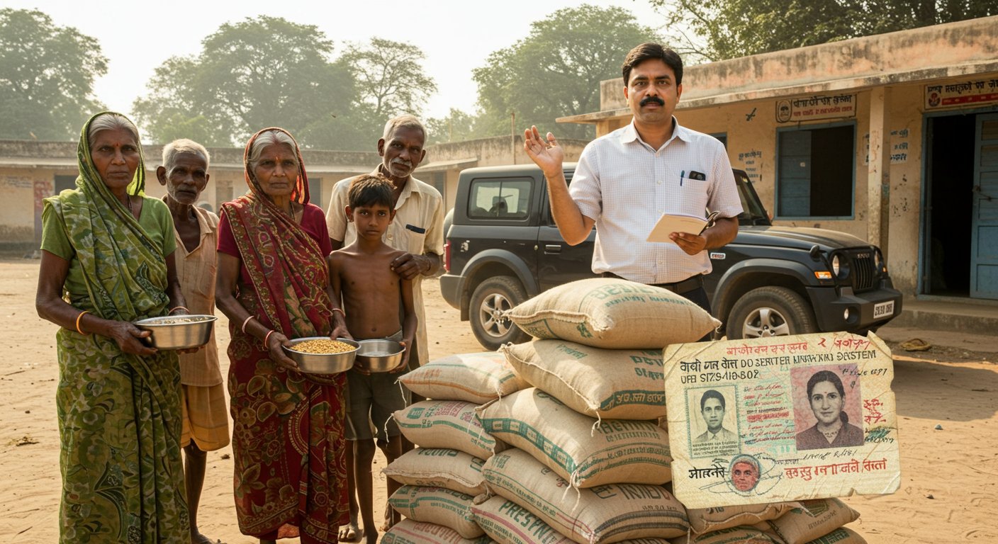 यूपी में बड़ा राशन घोटाला: थार वाला खा रहा गरीबों का अनाज, मरी मां के नाम भी हो रही धांधली