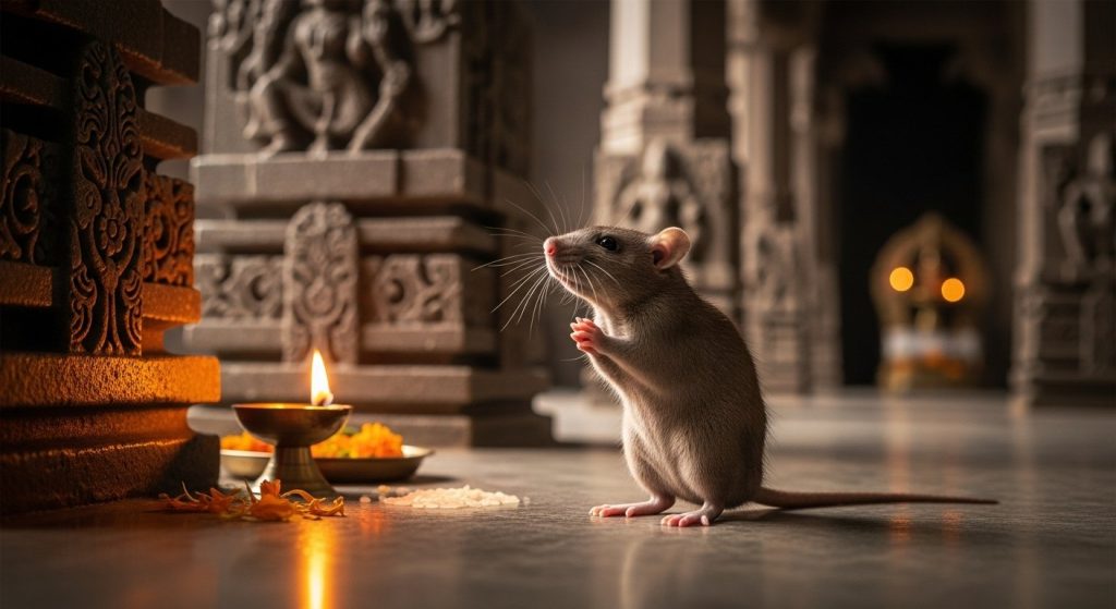 Video of a rat praying with folded paws in a temple goes viral, people say 'Rat's devotion!'