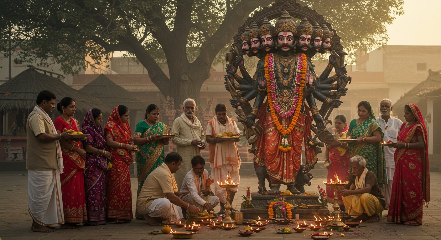 यूपी के इस गांव में हैं रावण का आशीर्वाद! दशहरे पर दहन नहीं बल्कि होता है पूजन