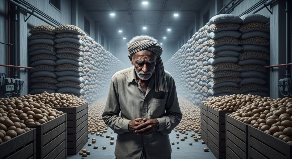 Recession and Neighboring Countries' Indifference: UP's Potato Farmers Face Double Loss, 40% Potatoes Stuck in Cold Storage