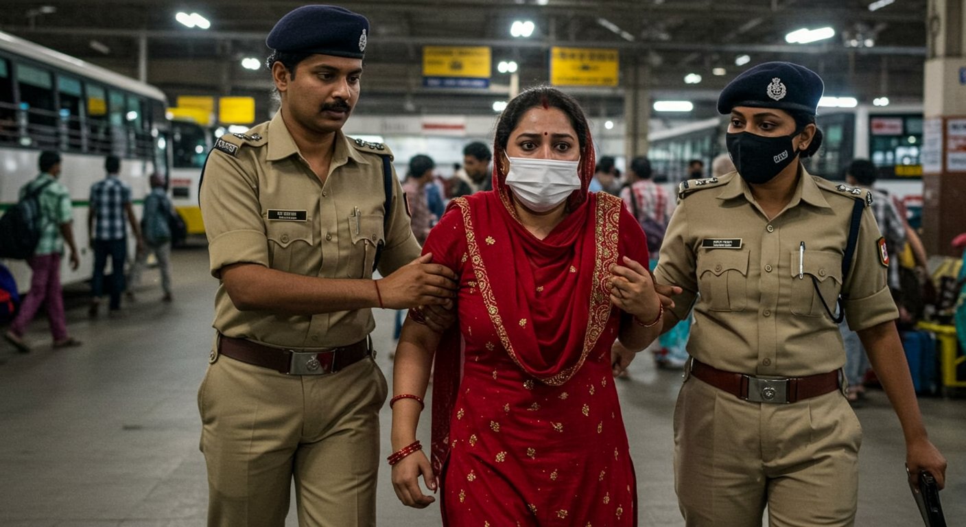 लाल शूट, मुंह पर मास्क और जयपुर से भागने की तैयारी: अभिषेक हत्याकांड की आरोपी पूजा ऐसे पकड़ी गई!