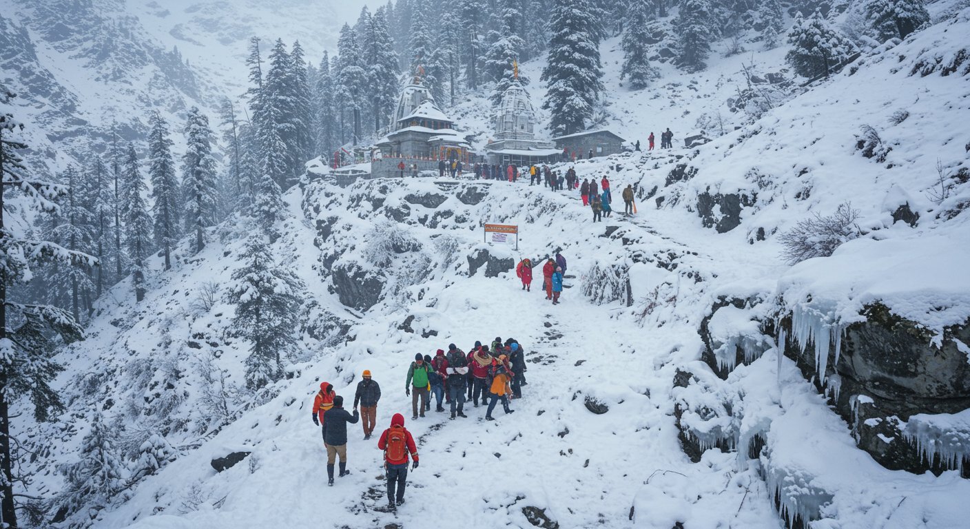 जम्मू-कश्मीर में भारी बर्फबारी के बाद 25 लोगों का सफल रेस्क्यू, वैष्णो देवी यात्रा तीन दिन बाद बहाल; हिमाचल के लाहौल-स्पीति में पारा -0.5°C पर