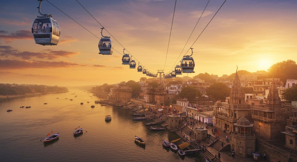 Varanasi Ropeway: 148 Gondolas to Carry 1302 Quintals, Metro-like Automatic Doors to Make Travel Safe and Easy