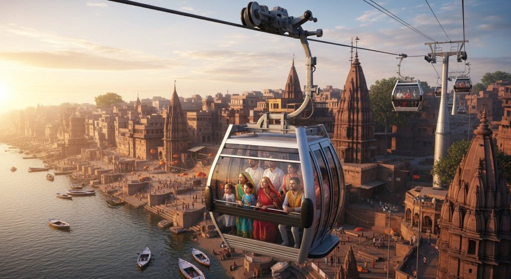 Varanasi Ropeway: Now Travel 4 Km for ₹40, Pass Facility Available for Devotees