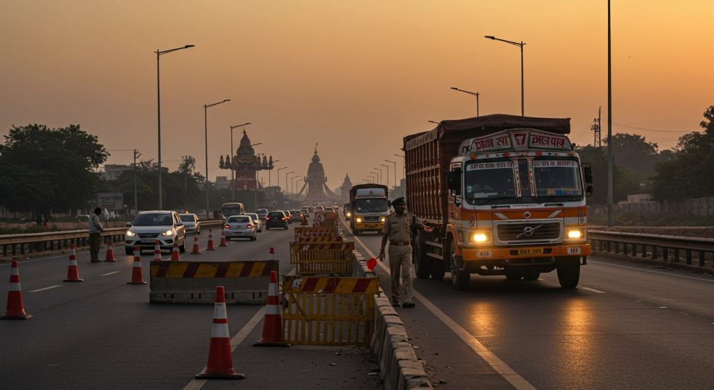 'No Entry' for Heavy Vehicles in UP on Dussehra: Route Diversion for Two Days; Expressway Travelers, Take Note!