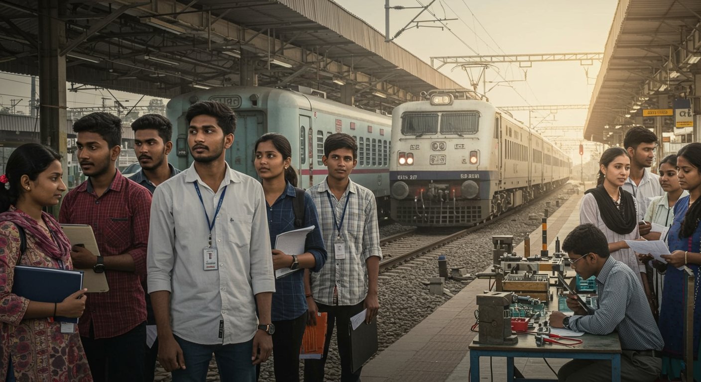 रेलवे में 1104 अप्रेंटिस पदों पर बंपर भर्ती: 10वीं-आईटीआई पास तुरंत करें आवेदन, जानें शुल्क और पूरी प्रक्रिया!