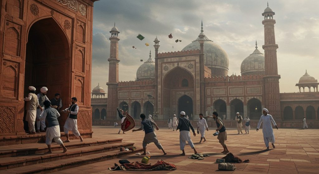 Ruckus at Shahi Jama Masjid: Imam's belongings thrown out, case registered against four including the President