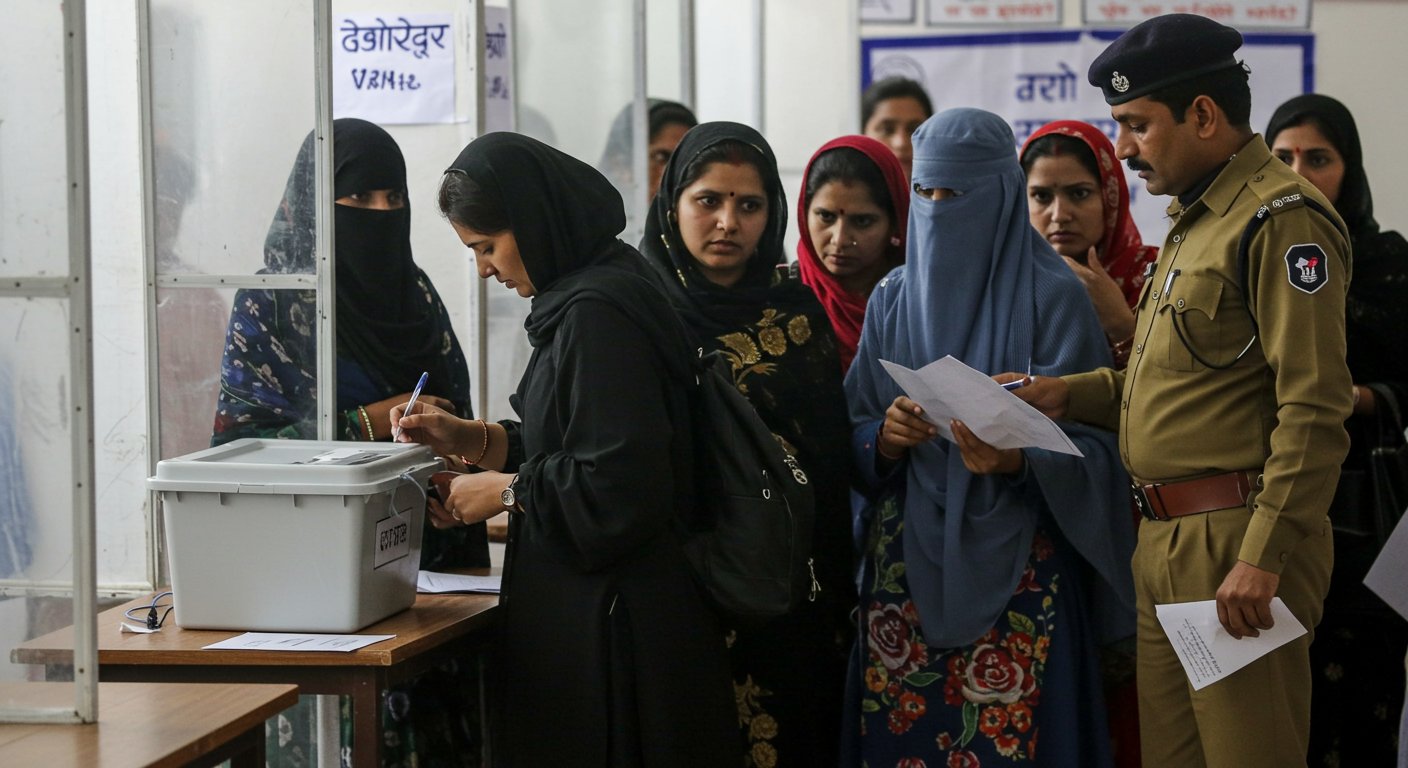 यूपी चुनाव: सपा का आरोप – ‘सिर्फ बुर्का पहनी महिलाओं की जांच आयोग के नियमों के खिलाफ’, जानें पूरा विवाद