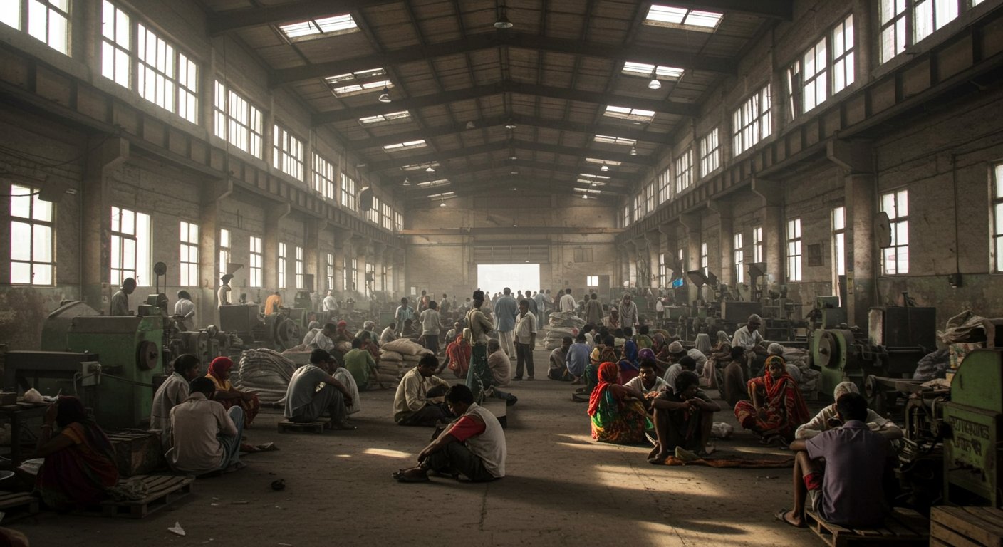 संभल IT रेड का रहस्य: दो दिन से फैक्टरी में बंद 100 से ज़्यादा मज़दूर, आखिर चल क्या रहा है?