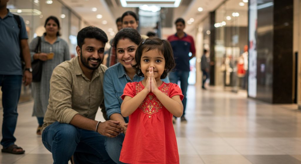 Little girl's 'values-driven' act in mall goes viral; people say, 'Such upbringing should be in every home!'