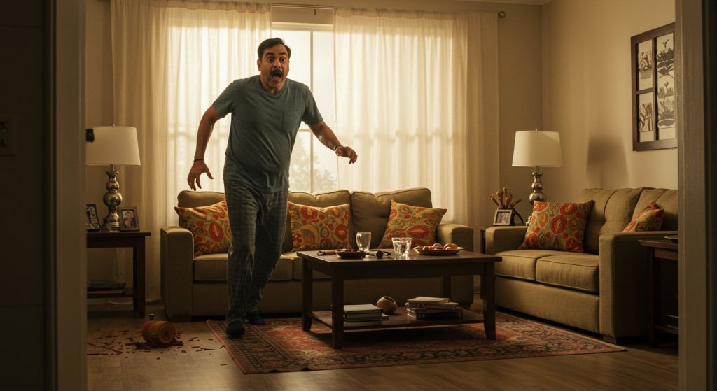 Scream Rang Out from Living Room at 7 AM; Owner Rushed to a Spine-Chilling Scene!