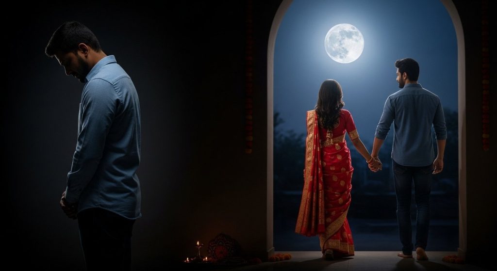On Karwa Chauth, Husband Watched: Wife Left Holding Lover's Hand, 'Love Won, Relationship Lost'