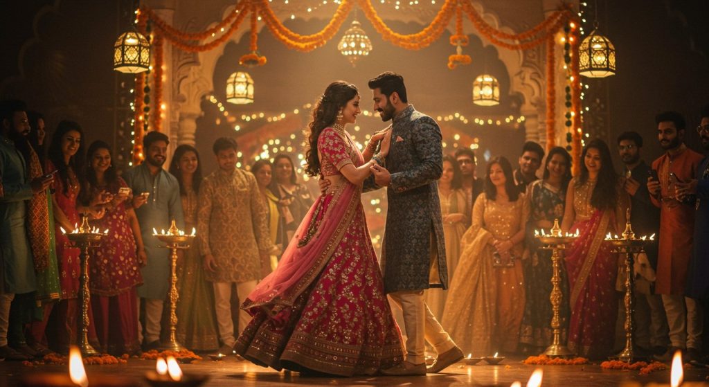 Romantic Magic at Diwali Party: This Couple's Superb Dance Wins All Hearts, Video Goes Viral!