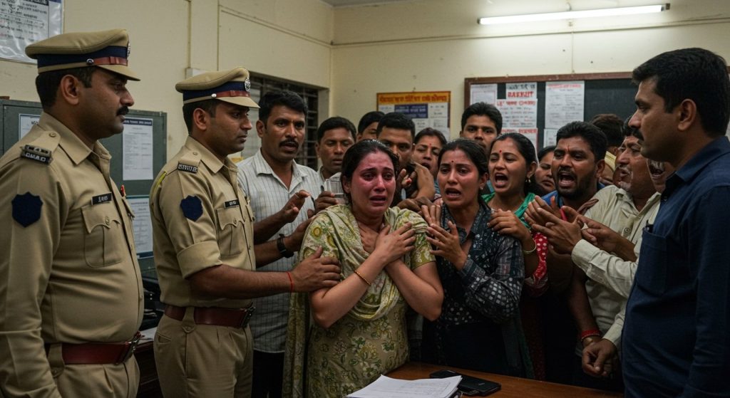 UP: Trust Murdered! Woman Shaken By Acquaintance's Heinous Act, Huge Uproar At Police Station.