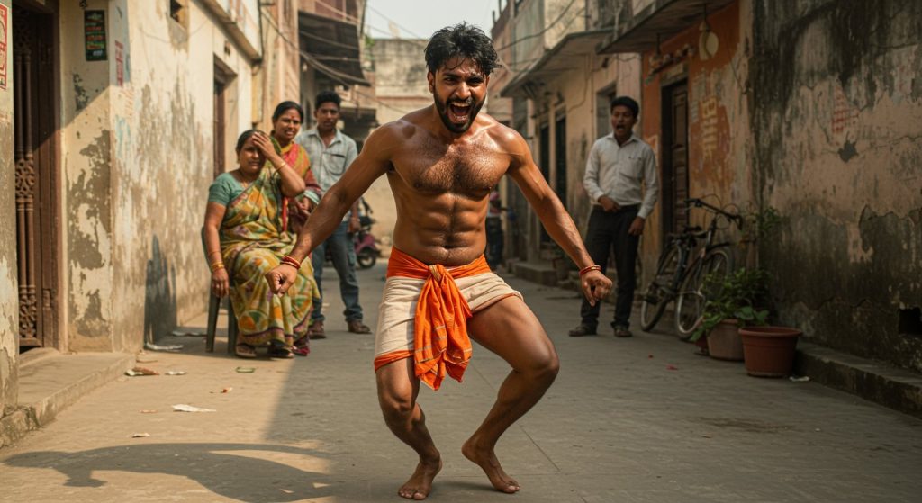 Shirtless Man's Uncontrolled Bhojpuri Dance, Video Makes People Hold Their Heads!