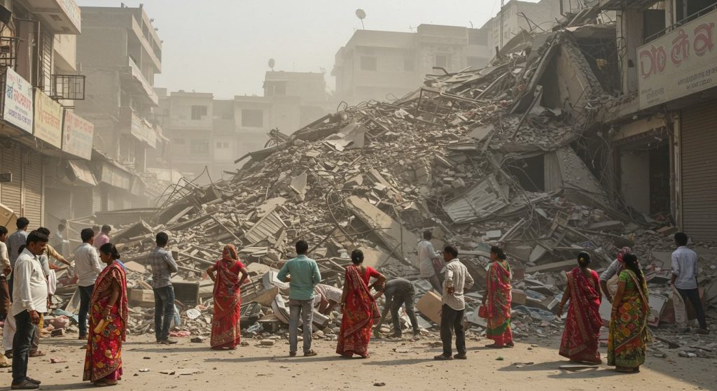 22 Seconds of Havoc in UP: Shops in Rubble, Dreams Shattered; The Painful Story of a Complex's Collapse