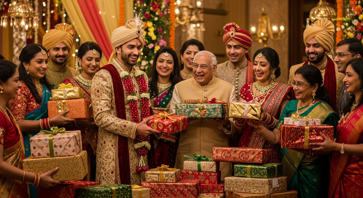 शादी में तोहफों की अनूठी बरसात: दूल्हे, बिचौलिए और बारातियों सहित सबको मिले ऐसे उपहार कि हर तरफ हुई वाहवाही!