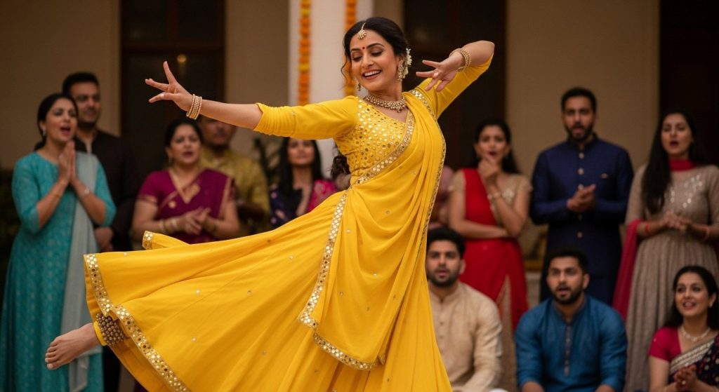 Woman in Yellow Dress Performs Mesmerizing Dance Moves, Leaving Onlookers Gasping! Sensational Video Goes Viral.