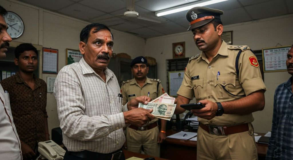 Major Blow to Corruption in Sitapur: Anti-Corruption Team Nabs VDO Red-Handed Taking Bribe!