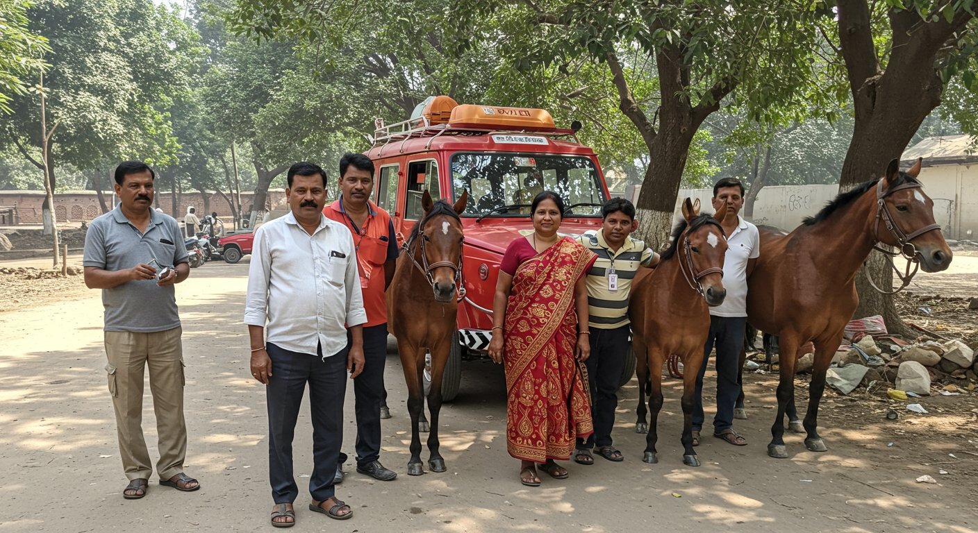 सीतापुर: दुर्गा प्रतिमा विसर्जन से लौटते समय ट्रॉली पलटने से भाई-बहन की दर्दनाक मौत, परिवार में मातम