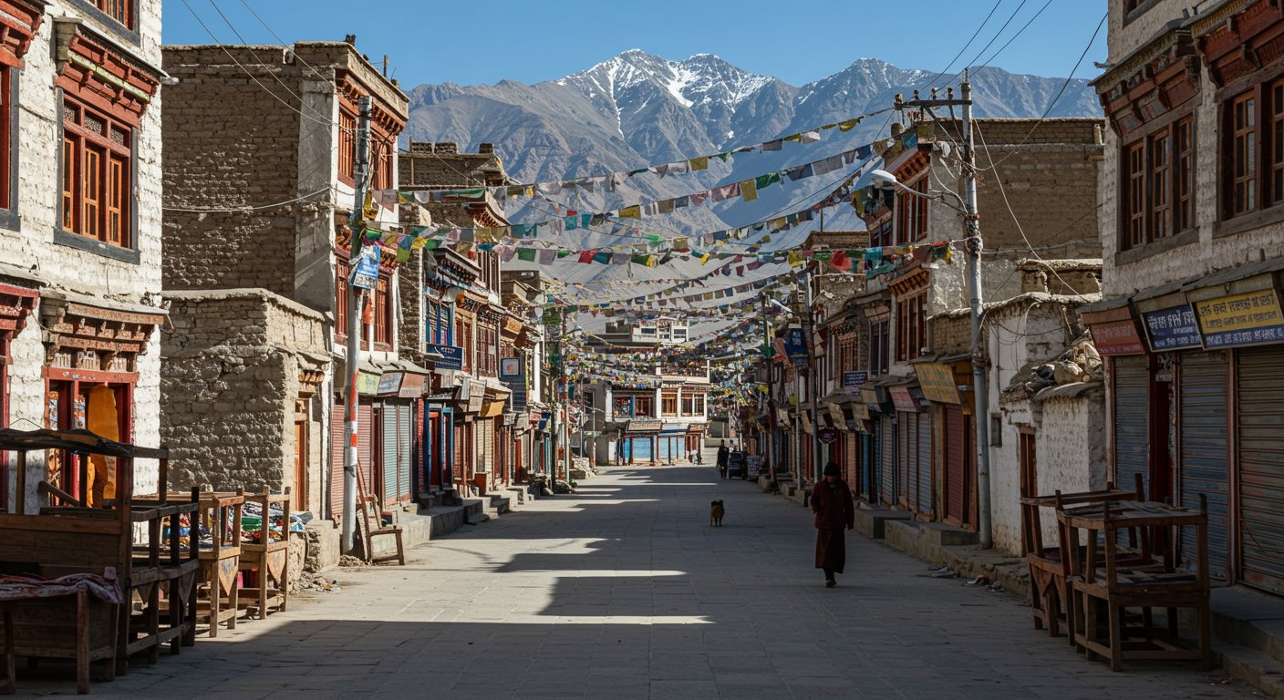 लेह में हिंसा के 16 दिन बाद भी तनाव, पर्यटन ठप; आधी रात को इंटरनेट बहाल, पर ‘सब नॉर्मल’ के दावे पर सवाल