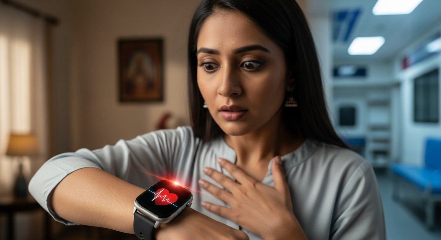 स्मार्ट वॉच ने बचाई महिला की जान, अचानक मिली दिल की बीमारी की सूचना, ऐसे पहुंची अस्पताल!